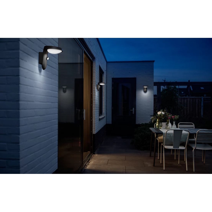 Philips - LED Solar wandlamp met sensor LED/1,2W/4V 1800 mAh 3000K IP44