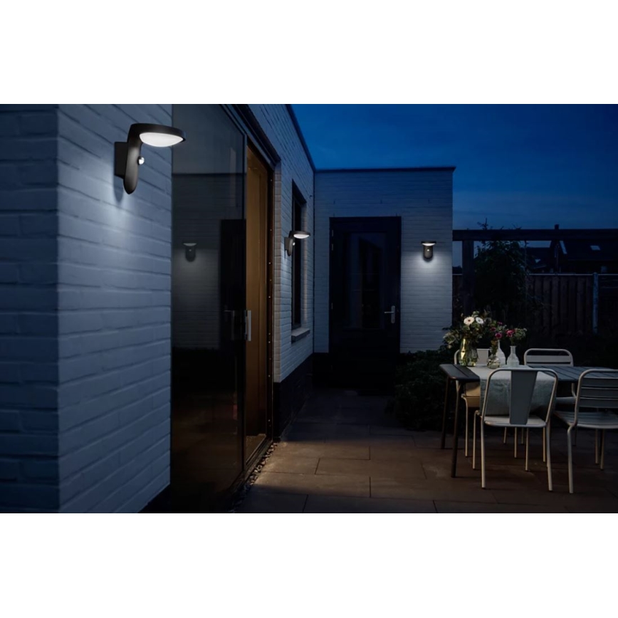 Philips - LED Solar wandlamp met sensor LED/1,2W/4V 1800 mAh 4000K IP44