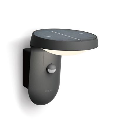 Philips - LED Solar wandlamp met sensor LED/1,2W/4V 1800 mAh 4000K IP44