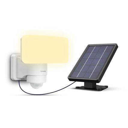 Philips - LED Solar wandlamp met sensor TYLUS LED/6W/3,7V 3000K IP44