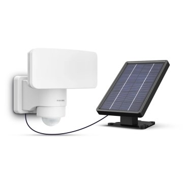 Philips - LED Solar wandlamp met sensor TYLUS LED/6W/3,7V 5000K IP44