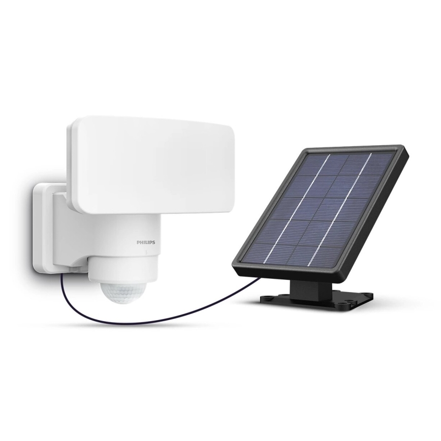 Philips - LED Solar wandlamp met sensor TYLUS LED/6W/3,7V 5000K IP44