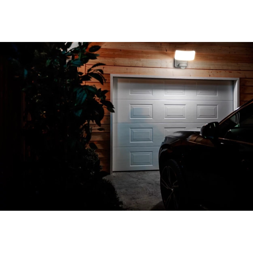 Philips - LED Solar wandlamp met sensor TYLUS LED/6W/3,7V 5000K IP44