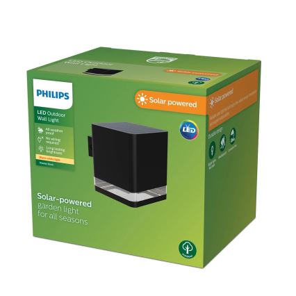 Philips - LED Solar wandlamp VIRONA LED/1,8W/3,7V 2700K IP44