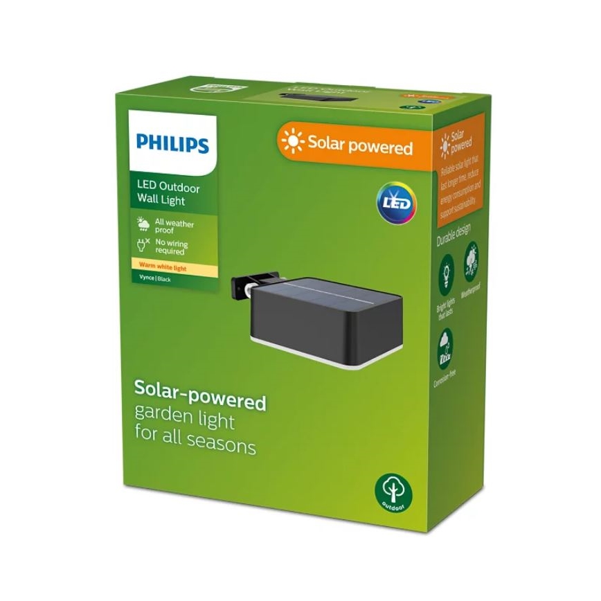 Philips - LED Solar wandlamp VYNCE LED/1,5W/3,7V 1500 mAh IP44