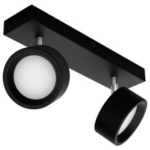 Philips - LED spot 2xLED/5,5W/230V zwart