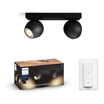 Philips - LED Spot dimbaar Hue BUCKRAM 2xGU10/5W/230V