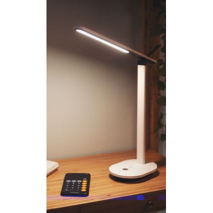Philips - LED dimbare touch tafellamp IVORY LED/5W/5V 3000 mAh 2700/3600/5000K CRI 90