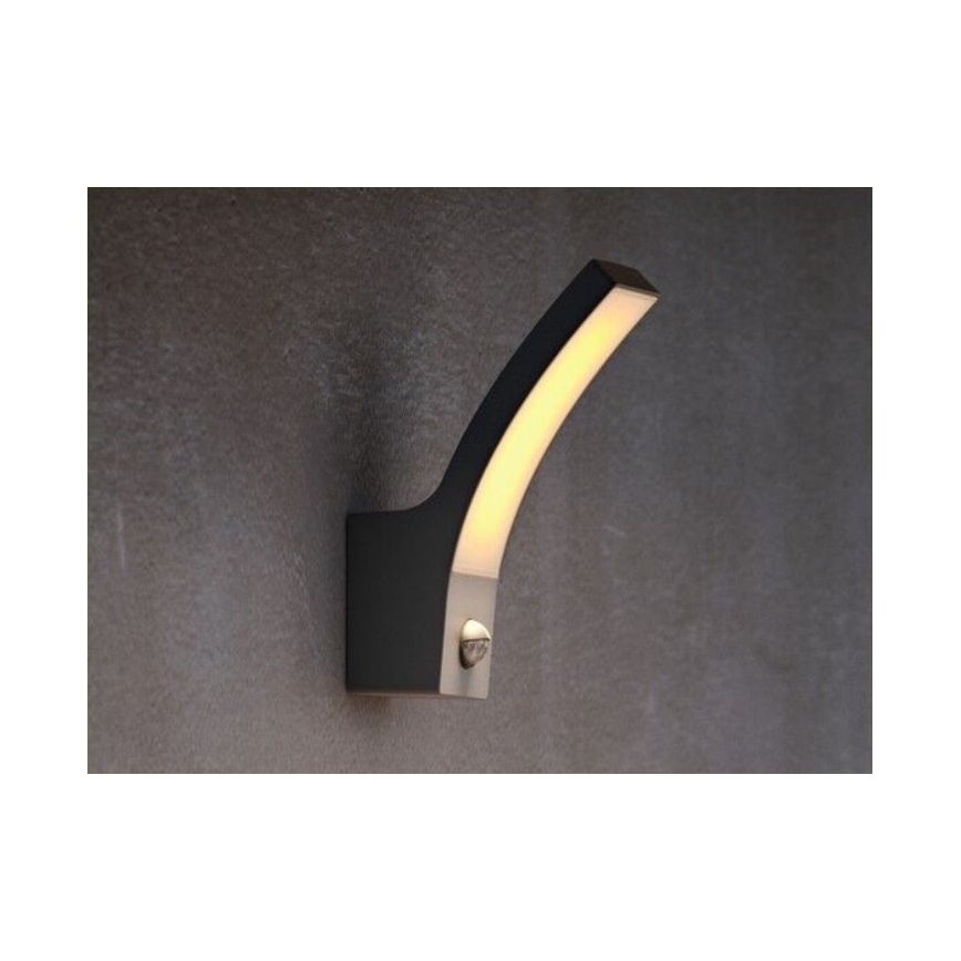 Philips - LED Wand Lamp voor Buiten met Sensor LED/12W/230V 2700K IP44