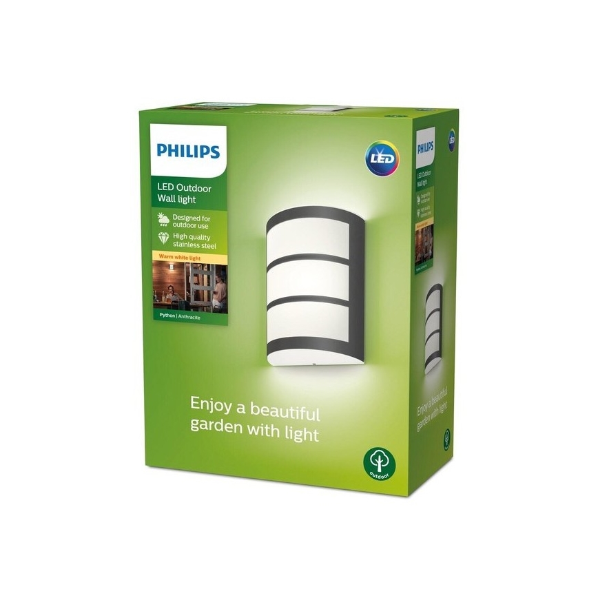 Philips - LED Wand Lamp voor Buiten LED/6W/230V 2700K IP44