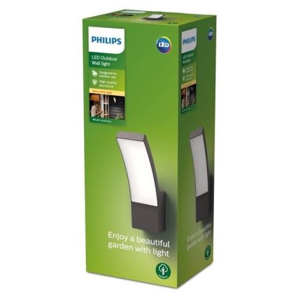 Philips - LED Wand Lamp voor Buiten LED/12W/230V 2700K IP44