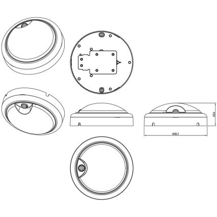 Philips - LED Wandlamp met sensor PROJECTLINE LED/15W/230V IP54