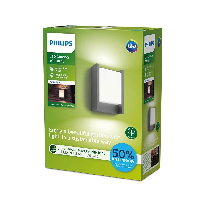 Philips - LED Wandlamp voor buiten LED/3,8W/230V 3000K IP44