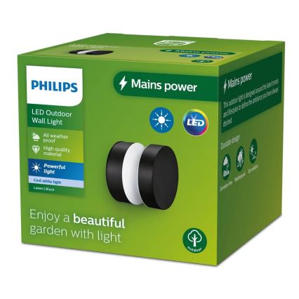 Philips - LED Wandlamp voor buiten LAVEN LED/6W/230V 4000K IP44