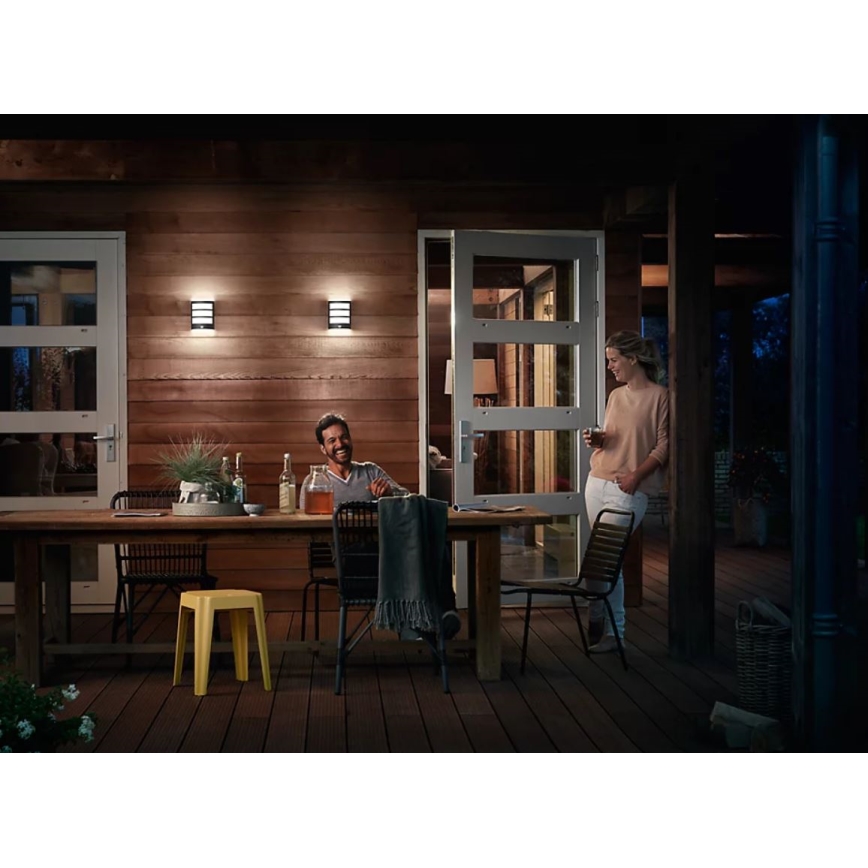 Philips - LED Wandlamp voor buiten met sensor PYTHON LED/3,8W/230V IP44