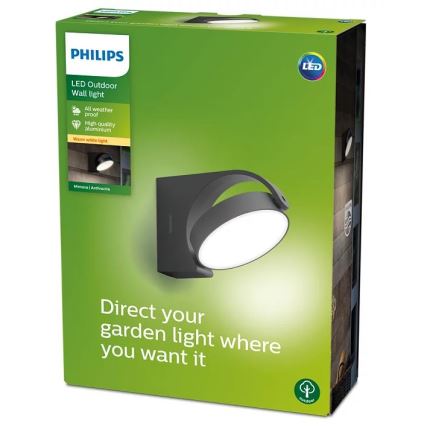 Philips - LED Wandlamp voor buiten LED/7W/230V 2700K IP44