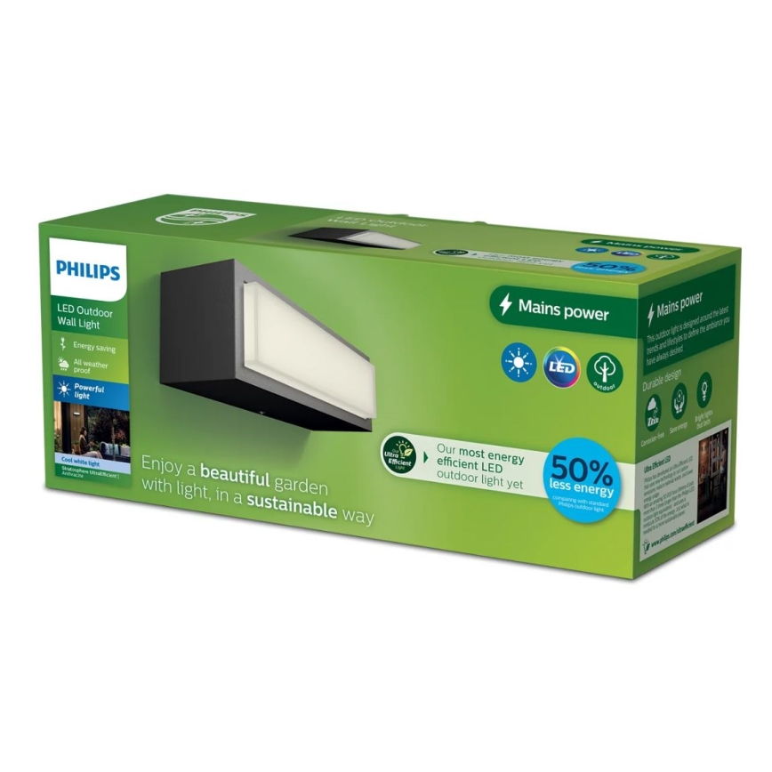 Philips - LED Wandlamp voor buiten STRATOSPHERE LED/3,8W/230V 4000K IP44