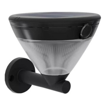Philips - LED zonne-muurlamp met sensor KYNA LED/3,8W/3,7V 800 mAh 2700K IP44 zwart