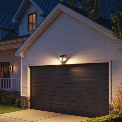 Philips - LED zonne-wandlamp met geïntegreerde sensor ZYREN LED/24,5W/3,7V 2600 mAh 3000K IP65 wit