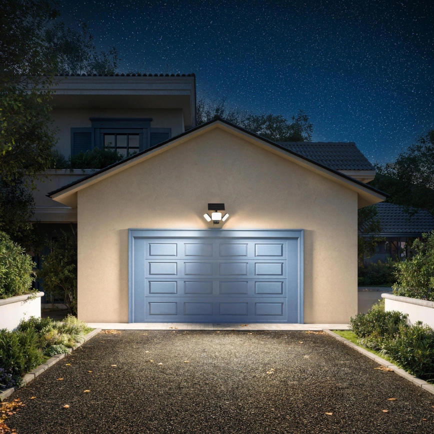 Philips - ZYREN LED buitenwandlamp op zonne-energie met sensor LED/24,5W/3,7V 2600 mAh 3000K IP65