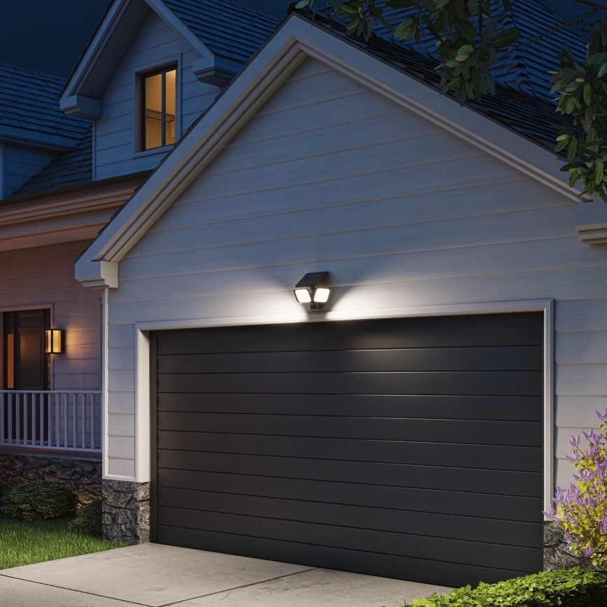 Philips - ZYREN LED buitenwandlamp op zonne-energie met sensor LED/24,5W/3,7V 2600 mAh 3000K IP65