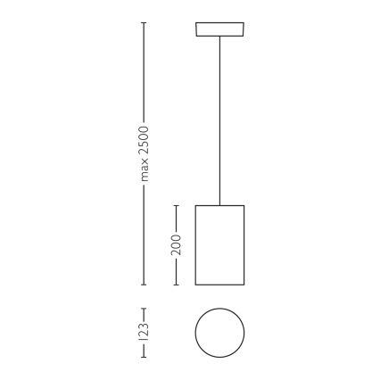 Philips Lirio 40607/31/16 - Hanglamp TUBOUND 1xG53/30W/230V