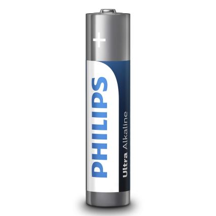 Philips LR03E4B/10 - 4 st. Alkaline batterij AAA ULTRA ALKALINE 1,5V 1250mAh