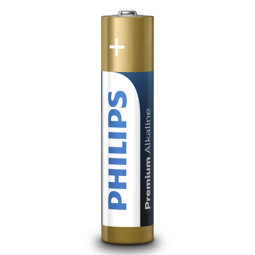 Philips LR03M4B/10 - 4 stuks AAA alkalinebatterijen PREMIUM ALKALINE 1,5V 1320mAh