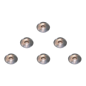 Philips Massive 2596617 - SET 6x Inbouwlamp INDRA 6xG4/10W/12V