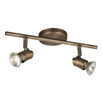 Philips Massive 54492/06/10 - Spot KINJA 2xGU10/50W antiek brons