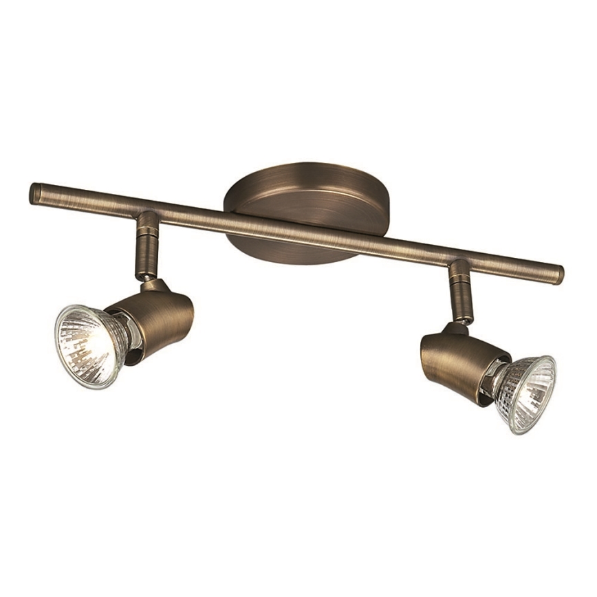 Philips Massive 54492/06/10 - Spot KINJA 2xGU10/50W antiek brons