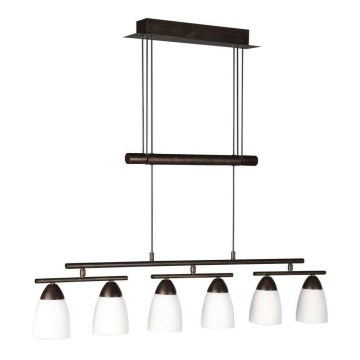 Philips Massive - Hanglamp aan koord FAHRO 6x E14 / 8W / 230V