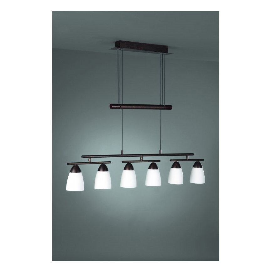 Philips Massive - Hanglamp aan koord FAHRO 6x E14 / 8W / 230V