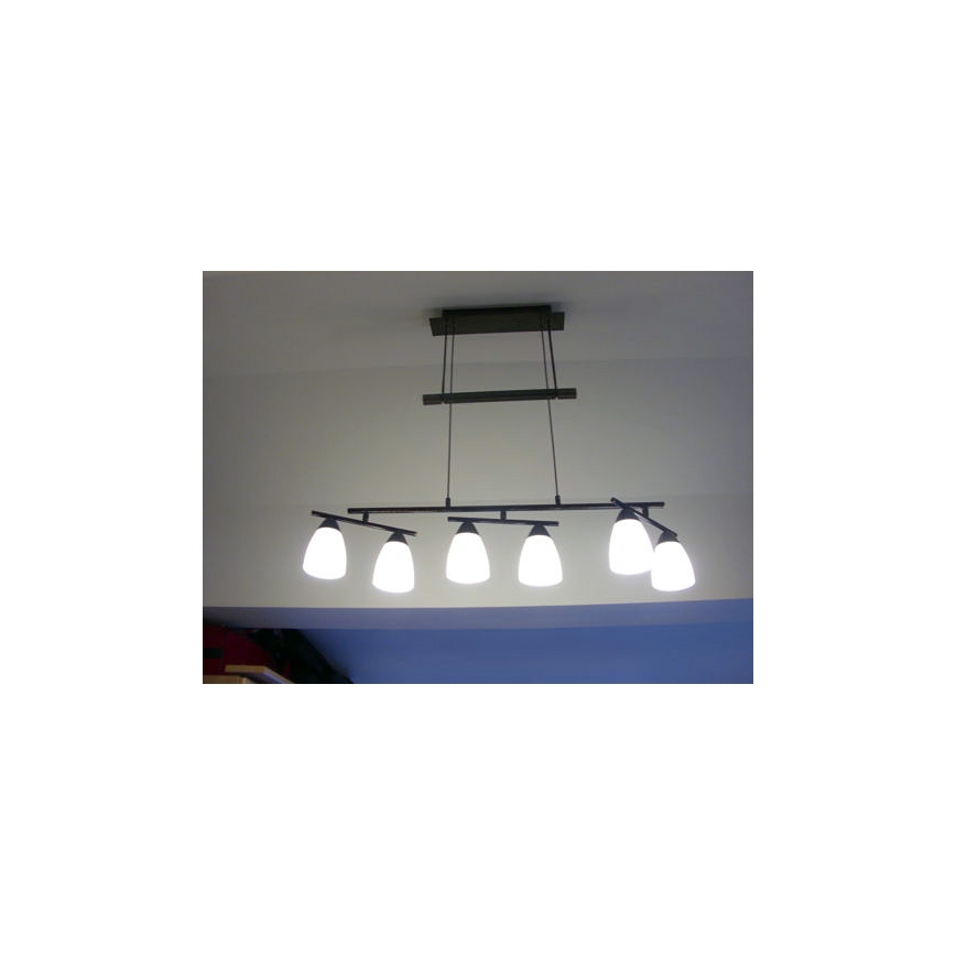 Philips Massive - Hanglamp aan koord FAHRO 6x E14 / 8W / 230V