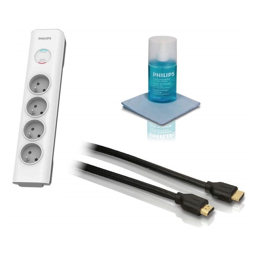 Philips Phil-TVSET01/60 - TV set - overspanningsbeveiliging, HDMI-kabel en reinigingskit
