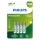 Philips R03B4RTU10/10 - 4 st. Oplaadbare batterijen AAA NiMH/1,2V/1000 mAh