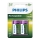 Philips R14B2A300/10 - 2 st. Oplaadbare batterijen C MULTILIFE NiMH/1,2V/3000 mAh