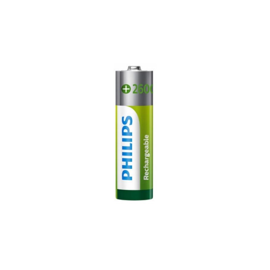 Philips R6B4B260/10 - 4 st. Oplaadbare batterijen AA NiMH/1,2V/2600 mAh