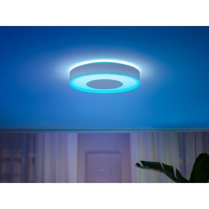 Philips - dimbare RGB-LED plafondlamp Hue INFUSE LED/52,5W/230V 2000-6500K Ø 425 mm wit