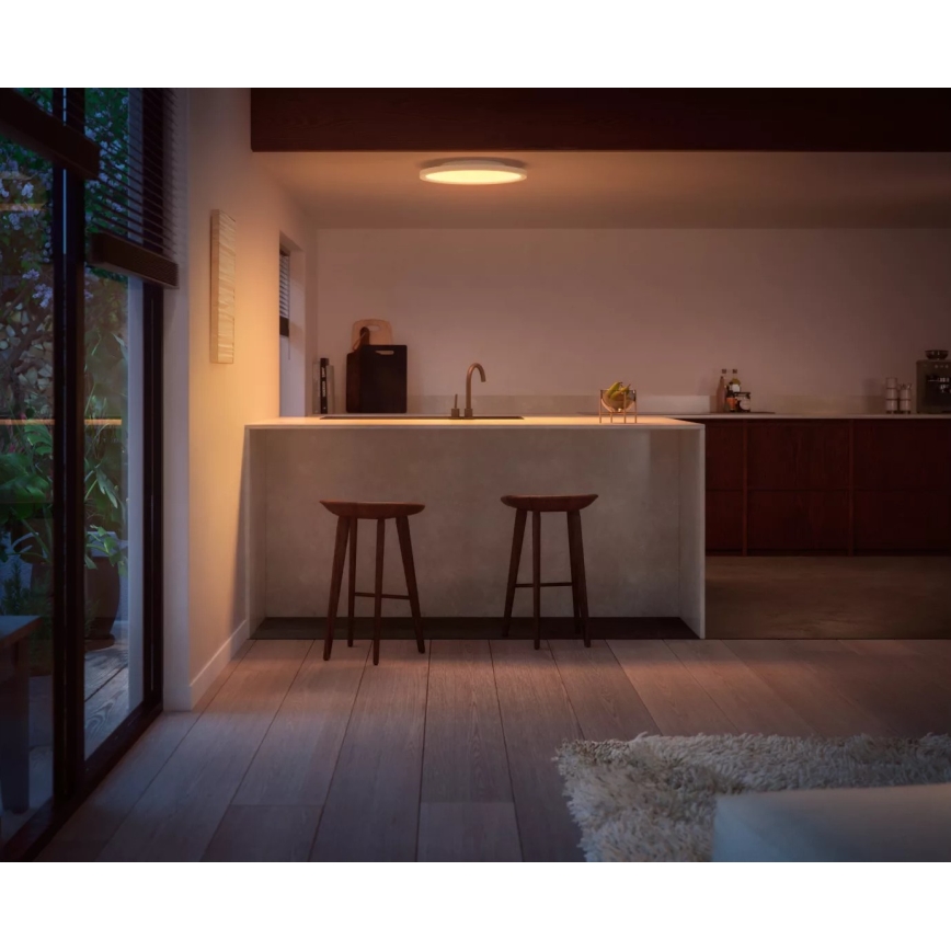Philips - RGBW dimbare plafondlamp Hue SURIMU LED/40W/230V