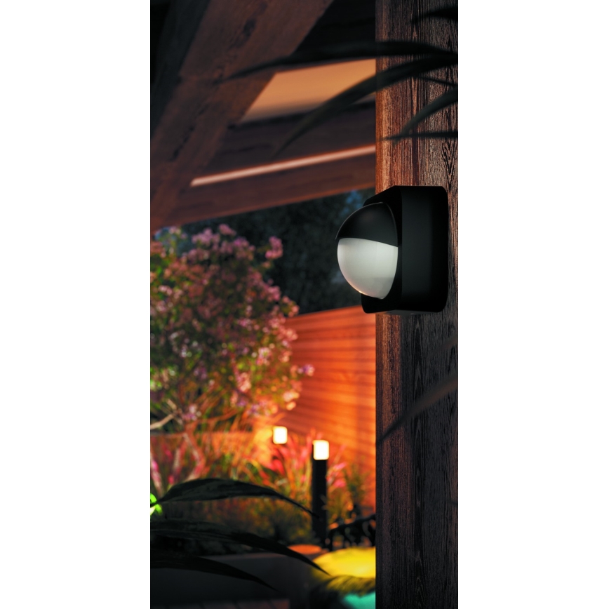 Philips - Dimbare RGBW LED-buitenstrip Hue FLUX 5m LED/30W/230V 2200-6500K IP67 + bewegingssensor