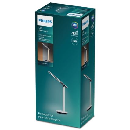 Philips - LED Dimbare Touch Tafellamp ROCK LED/5W/5V 1800 mAh