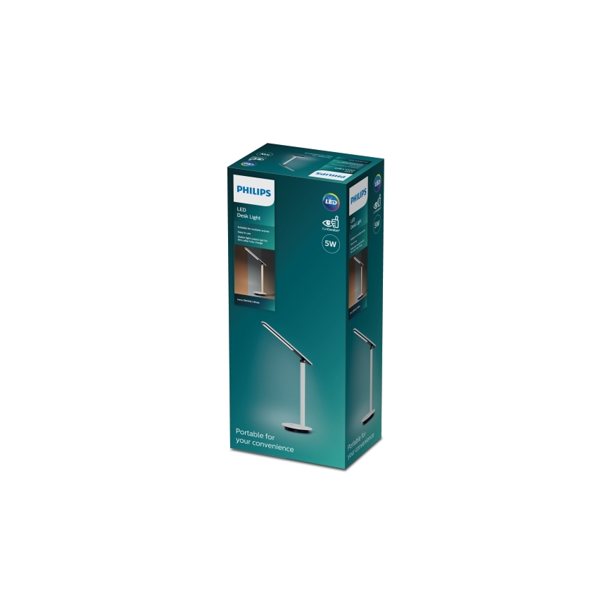 Philips - LED Dimbare Touch Tafellamp ROCK LED/5W/5V 1800 mAh