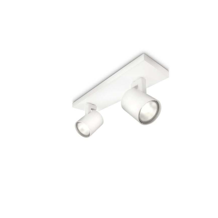 Philips - Dimbare LED RGBW spot RUNNER 2xGU10/6,5W/230V 2700-6500K wit