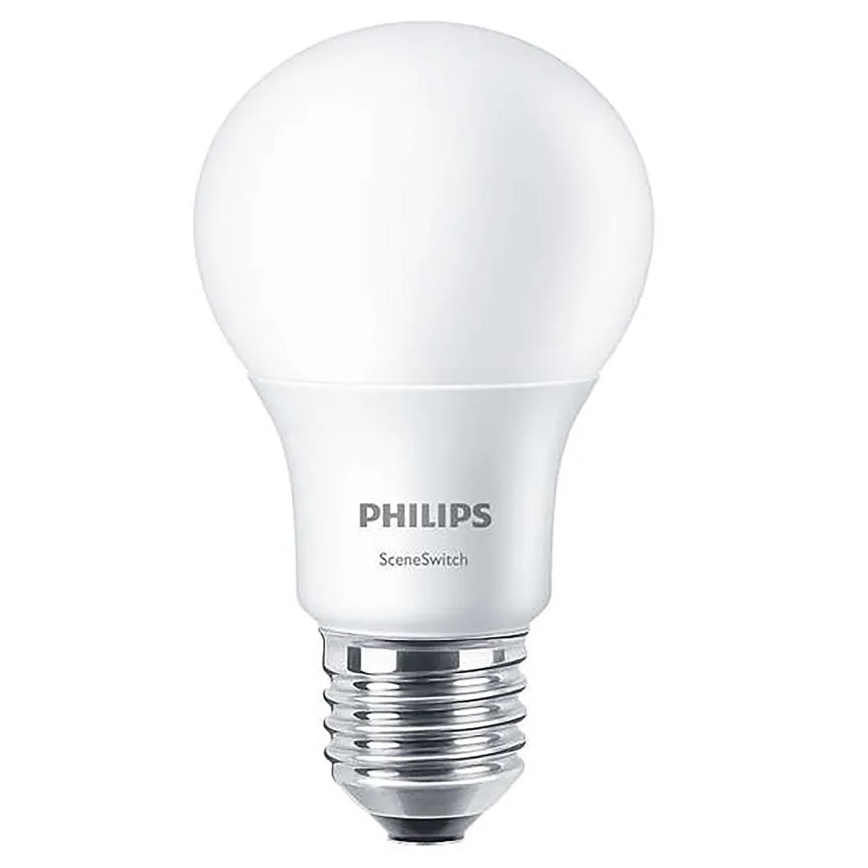 Philips SCENE SWITCH - LED Lamp E27/9,5W/230V 2700K/4000K