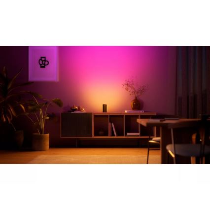 Philips - Set van 2 dimbare RGBW LED projectiespots Hue PLAY Wall Washer, 20W/230V, 2000–6500K, zwart