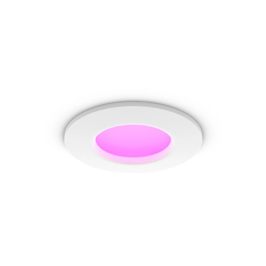 Philips - Set van 2 dimbare RGBW LED-inbouwspots voor badkamer Hue SLIM LED/8,3W/230V 2000-6500K wit IP44