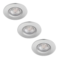 Philips - SET 3x Dimbare LED Badkamer Lamp DIVE LED/5W/230V IP65