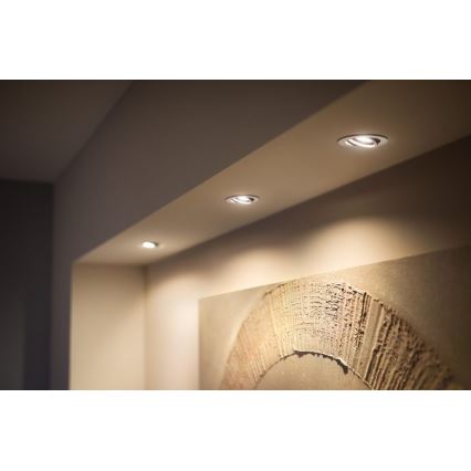 Philips - SET 3x Dimbare LED Inbouw Lamp Hue MILLISKIN 1xGU10/5,7W/230V 2200-6500K