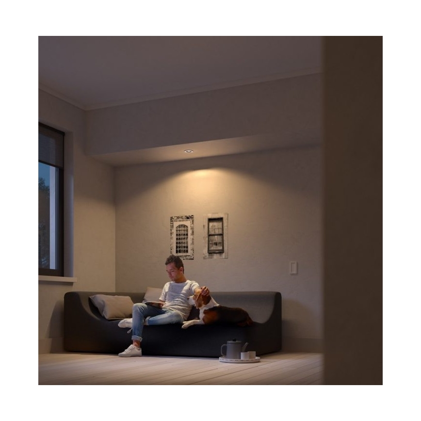 Philips - SET 3x Dimbare LED Inbouw Lamp Hue MILLISKIN 1xGU10/5,7W/230V 2200-6500K